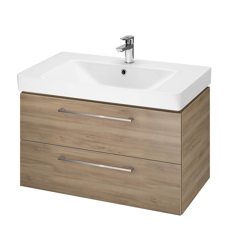 Cersanit Lara Mille 80 cm – skrinka s umývadlom, orech